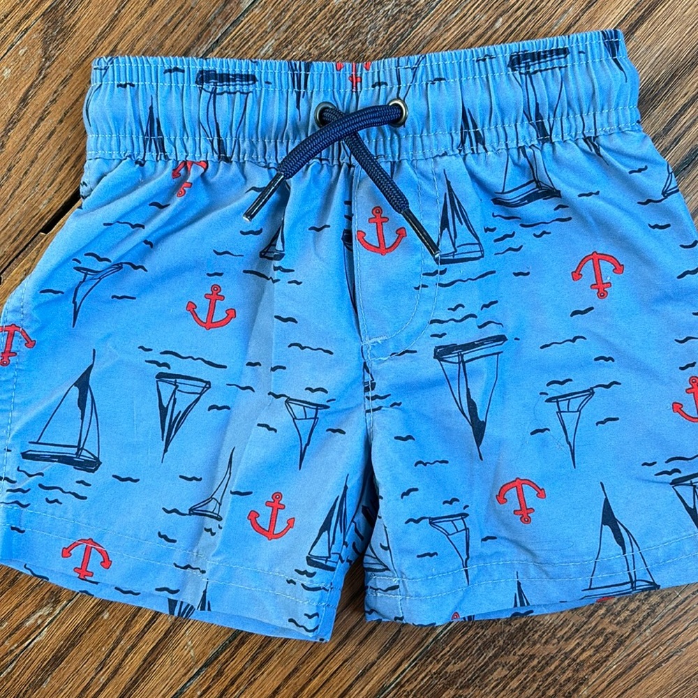 Carters Bots Sailboat Bathing Suit